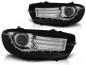 Preview: Scheinwerfer LED Tagfahrlicht Optik für VW Scirocco 3 Bj. 08-14 Schwarz
